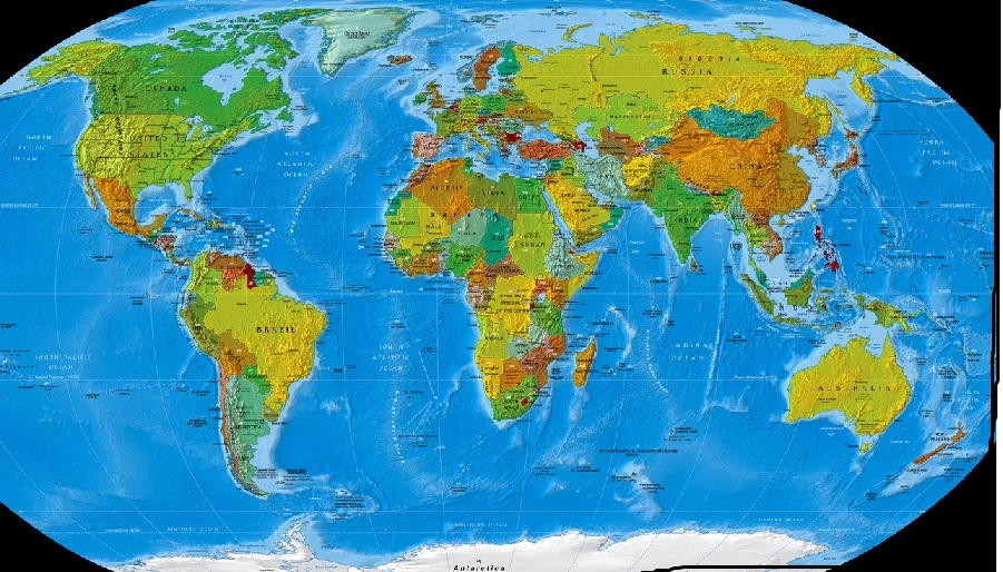 خريطة العالم باللغة العربية بجودة عالية P_1485vfnkk1